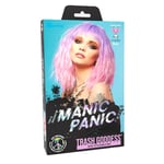 Manic Panic Perruque Fleurs du Mal Trash Goddess - perruque rose pastel et viole