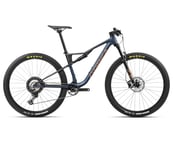 Heldämpad MTB Orbea Oiz H30 Moondust Blue-Leo Orange Matt m 2024