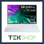 LG Gram Style 16" 120Hz OLED Laptop Intel i7 13th Gen 32GB RAM 2TB SSD White