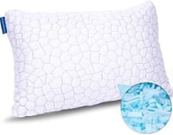 CompuClever Shredded Memory Foam Pillows for Sleeping Cooling Bed Pillow