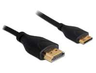 Delock High Speed HDMI with Ethernet - HDMI-kabel med Ethernet - 1 m