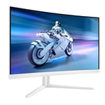 PHILIPS Evnia 27M2C5501-27 inch QHD curved gaming monitor, 180 Hz, 1 ms GtG, FreeSync Premium (2560x1440, 2x HDMI 2.0, 1x DisplayPort1.4) white