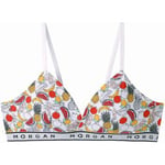 Triangles / Sans armatures Morgan  Soutien-gorge triangle coques amovibles rouge Isa