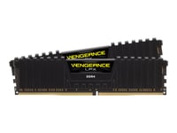 Corsair Vengeance Lpx - Ddr4 - Sats - 16 Gb: 2 X 8 Gb - Dimm 288-Pin - 3600 Mhz / Pc4-28800 - Cl18 - 1.35 V - Ej Buffrad - Icke Ecc - Svart