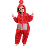 Barns Teletubbies kostym julpyjamas jumpsuit Red 9-10Years