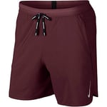 NIKE Men Shorts Flex Stride Men's Shorts - Night Maroon/Black/Metallic Si, Large