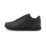 PUMA St Runner V3 L Jr Chaussure de Piste d'athlétisme, Noir, 36 EU