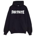 Fortnite Womens/Ladies Logo Boyfriend Hoodie - L