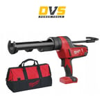 Milwaukee C18PCG310C-0B Cordless 18V Caulking Gun 310ml + Bag