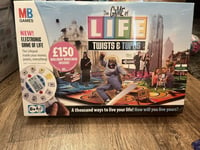 MB The Game of Life Twist and Turns Board Game  - Brand New & Sealed