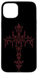 iPhone 15 Plus Mall Goth Grunge Aesthetic Gothic Cross Case