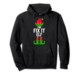 The Fix It Elf Christmas Party Matching Family Elf Pullover Hoodie
