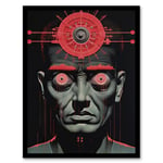 Big Brother Is Watching You George Orwell 1984 Artwork Art Print Framed Poster Wall Decor