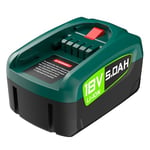 5000mAh/5.0Ah 18V Replacement Battery for Bosch PBA PSB PSR battery for 18V Green Tools Home and Garden18V System, Gardena18V battery (Not compatible with the Bosch vacuum cleaner Unlimited series)