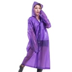 Boolavard Kids Boy Girl Unisex Reusable Waterproof Rain Coat Portable Rain Jacket Poncho for Outdoor For 6-12 Years Kid Raincoat (UK, Age, One Size, Regular, Purple)