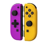 Violet Orange-Manette De Jeu Sans Fil Bluetooth Pour N Switch, Contrôleur De Poignée, Commandes De Joystick P