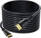 4K Cable Hdmi 12M(Hdmi 2.0,18Gbps)Ultra Rapide Plaque Connecteur,Retour Audio Ethernet,Video 4K@60Hz Fullhd1080P 3D Compatible Hdtv,Blu-Ray,Pc,Xbox,Ordinateur Portable,Ps3/4/5/9,Etc