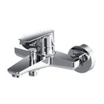 AM.PM GEM FGA10000 Bath Tap with Spout, Mixer Tap for Bathtub and Shower, Bathroom Tap, Chrome, Shower Mixer Tap