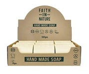 Faith In Nature Natural Grapefruit Hand Soap Bar Box Set, Invigorating, Vegan & Cruelty Free, No SLS or Parabens, 18 x 100g