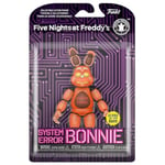 Funko Action Figure: Five Nights at Freddy's (FNAF)- System Error Bonnie The Rabbit - Glow in The Dark - Jouet à Collectionner - Idée de Cadeau