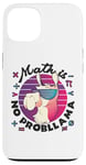 Coque pour iPhone 13 Math is No ProbLlama Jeu de mots amusant en forme de lama