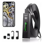 Camera Endoscopique Endoscope WiFi Caméra d'inspection usb, 1200P hd Caméra Endoscope IP68 Etanche avec 8 led pour iphone, Android, iPad, Mac, pc,