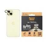 PanzerGlass iPhone 15/iPhone 15 Plus Kameraskydd Hoops Gul