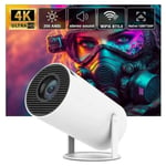 4k HD-projektor HY300 Android 11 Bärbar utomhus hemmabioprojektor Dual Wifi6 200 Bt5.0 1080p 1280*720p