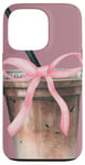 Coque pour iPhone 13 Pro Amateur de café glacé rose esthétique Y2K Coquette