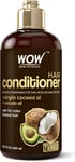 WOW Skin Science Hair Conditioner - Coconut & Avocado Oil - Restore Dry, Damaged