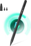 Stylet Ipad Stylo Pour Apple Ipad 2018-2023 Tablette Graphique 3 Leds De Batterie Rechargeable Fixation Magnétique Reject De Paume Pour Ipad 6,7,8,9/Mini 5,6/Ipad Air 3,4,5//Pro 12.9"",11""-Noir