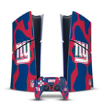 NFL NEW YORK GIANTS VINYL SKIN FOR PS5 SLIM DIGITAL EDITION CONSOLE & CONTROLLER