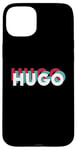 Coque pour iPhone 15 Plus Hugo Name Chemise humoristique avec nom rétro Hugo années 80