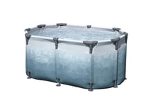 Bestway Lay-Z-Spa 6002N, 431 L, 2 Personer, Oval, Polyester, Polyvinylklorid (Pvc), Stål, Blå, Grå, Blå