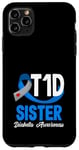 Coque pour iPhone 11 Pro Max Sensibilisation au diabète de type 1 T1D Sister