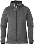 Fjallraven Women's Övik Fleece Hoodie Sweatshirt, Grey, M UK