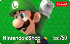 Nintendo eShop Card 750 DKK