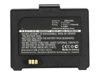 CoreParts - Batteri för skrivare (likvärdigt med: Zebra ZQ110, Zebra P1071566) - litiumjon - 1100 mAh - 8.14 Wh - svart - för Zebra ZQ110