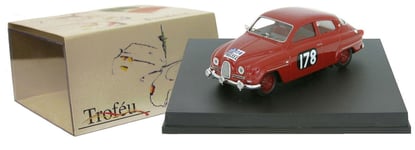 Trofeu 1505 Saab 96 #178 Winner RAC Rally 1960 - Erik Carlsson 1/43 Scale