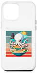 iPhone 12 Pro Max Octopus Ramen Japanese food pagoda playful cute Sea bowl Case