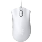 Razer DeathAdder Essential 5 Button Programmable Wired Gaming Mouse, White