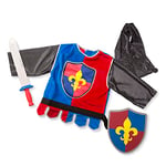 Melissa & Doug Kids Knight Costume Role Play Toys | Fancy Dress for Kids & Toddlers | Knight Costumes for Kids | Kids Dressing Up Clothes for Girls or Boys | Pretend Play Gifts Kids Age 3-6