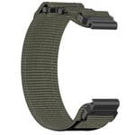 Garmin 26 mm Quick Release Nylon Magic Sticker Watch Band Grå