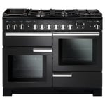 Rangemaster PDL110DFFCB/C Professional Deluxe 110 Dual Fuel Range Cooker – Charcoal Black