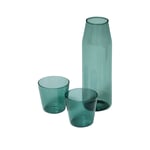 NINE - Milk set of 1 Carafe + 2 glasses Aqua - Tillbringare - Glas