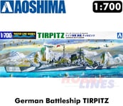 TIRPITZ Waterline Kit German Battleship 1:700 scale model ship kit AOSHIMA 04606