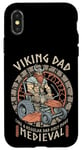 iPhone X/XS Funny Viking Dad Medieval Lawn Mower Lawnmower Father Figure Case