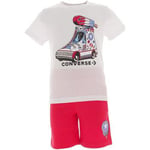 T-shirt enfant Converse  Ice cream truck tee et ft short set