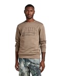 G-STAR RAW Men's RAW. Sweatshirt, Brown (deep walnut D23124-B782-B743), L