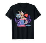 Disney Princess Tinker Bell Fairy Buttons and Thread T-Shirt